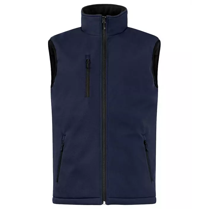 Clique lined softshell vest, Dark navy, large image number 0