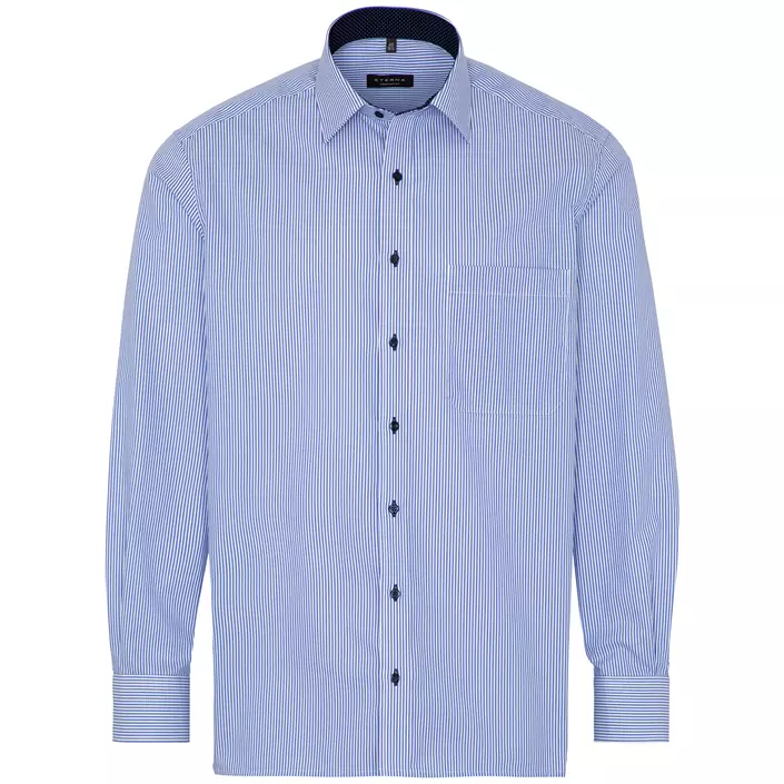 Eterna Comfort fit skjorte Twill, Blå, large image number 0