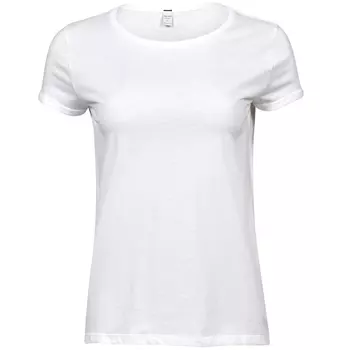 Tee Jays roll-up women's T-shirt, White