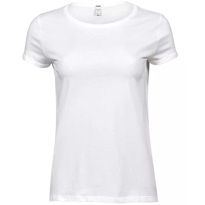 Tee Jays roll-up dame T-skjorte, Hvit, large image number 0