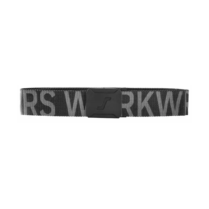 Snickers logo belt, Black/Charcoal, Black/Charcoal, large image number 0