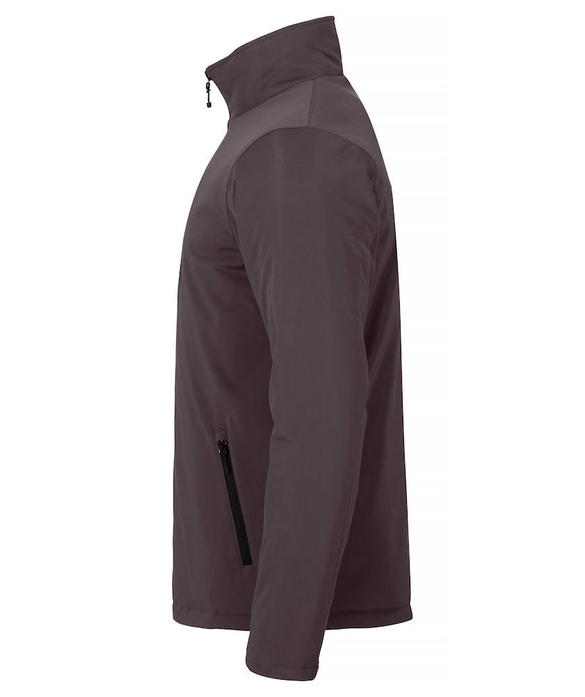 Clique lined softshell jacket, Dark Grey, large image number 2