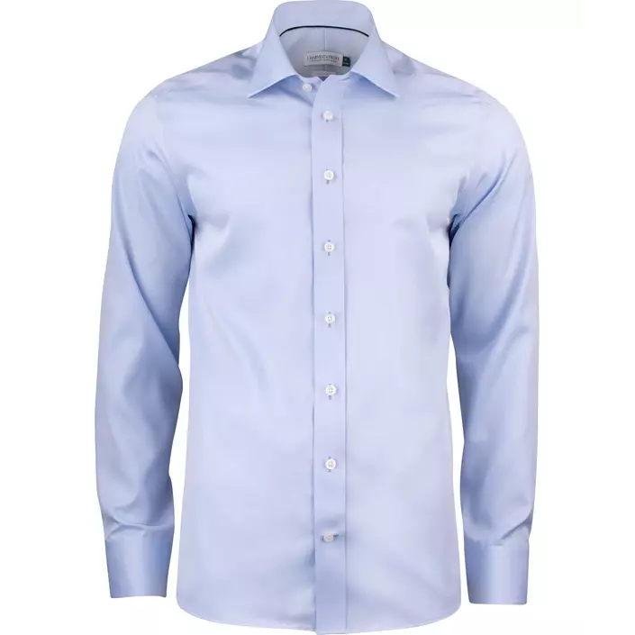 J. Harvest & Frost Twill Green Bow O1 regular fit skjorte, Sky Blue, large image number 0