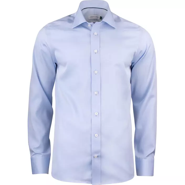 J. Harvest & Frost Twill Green Bow O1 regular fit skjorte, Sky Blue, large image number 0