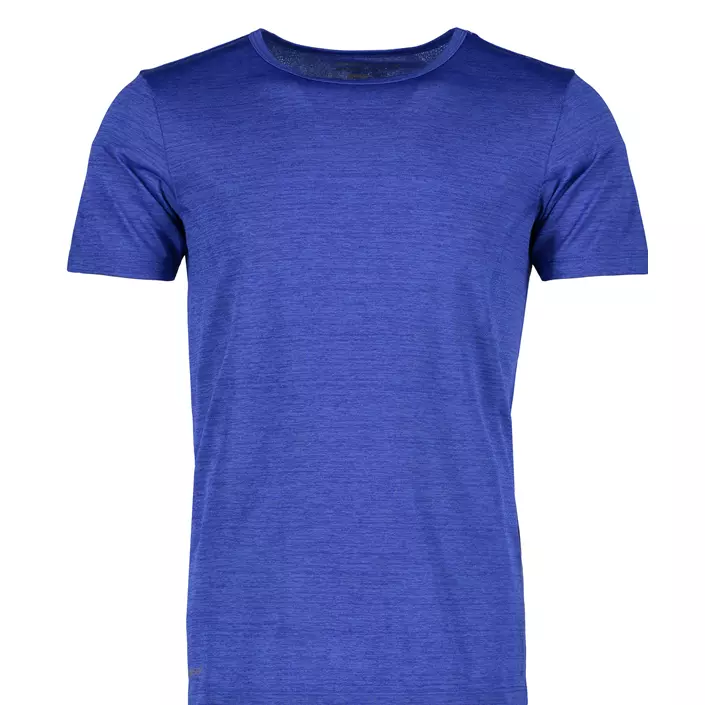 GEYSER seamless T-shirt, Royal blue melange, large image number 0