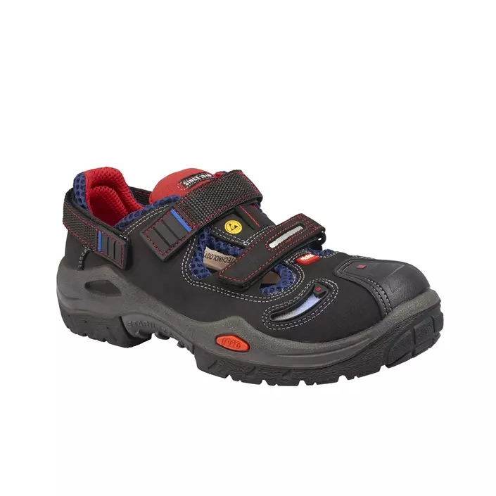 Jalas 3820R Respiro safety sandals S1, Black, large image number 3