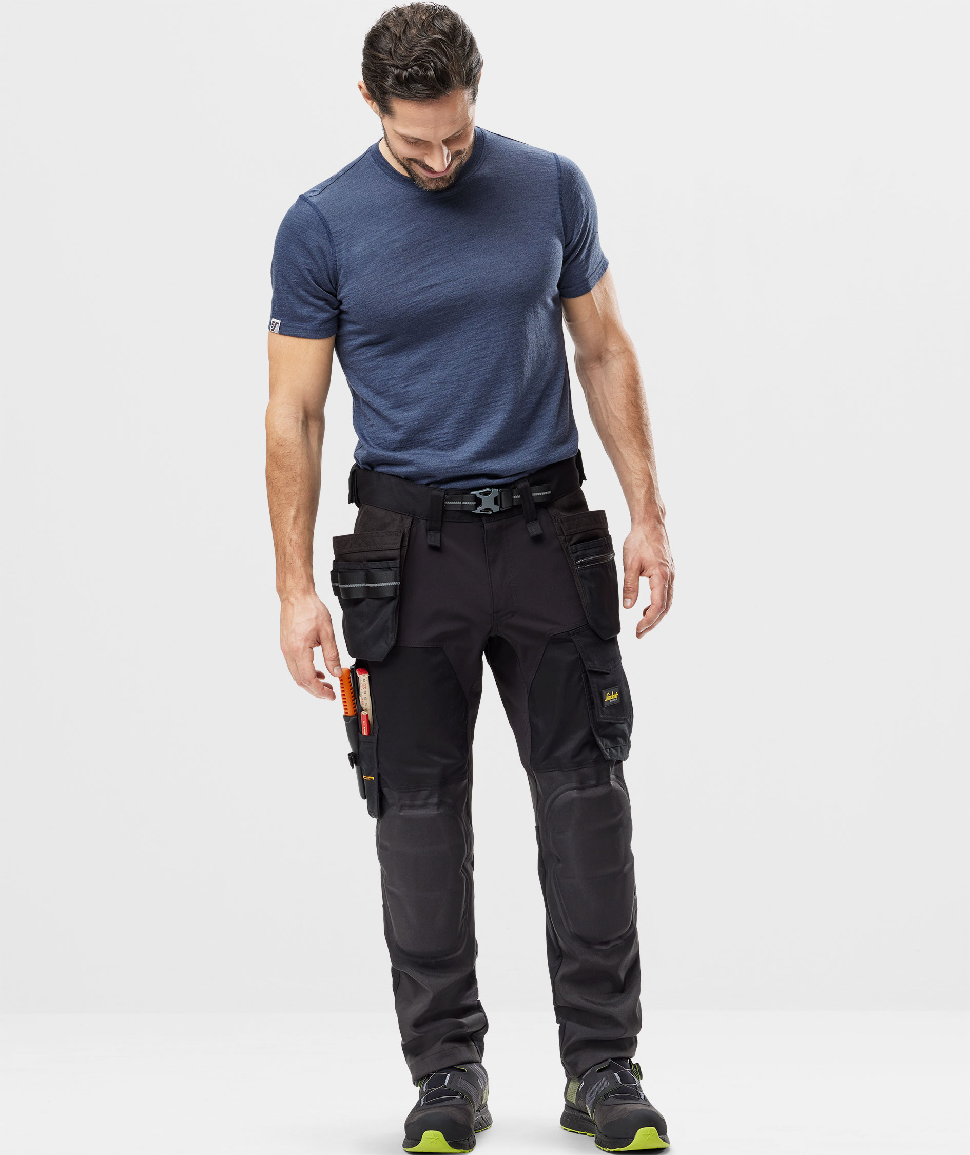 Snickers 6563 ProtecWork Flame Retardant Waterproof Shell Trousers Class 2  - Clothing from MI Supplies Limited UK