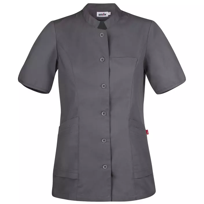 Smila Workwear Aila kortærmet dameskjorte, Graphite, large image number 0