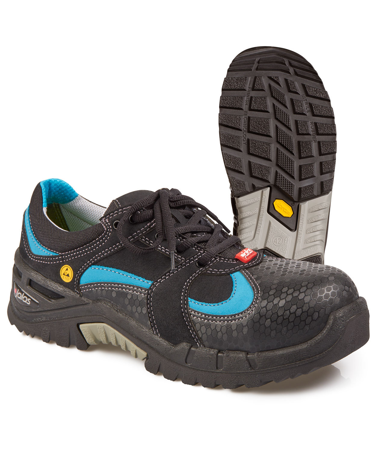Jalas 9605 Flow women's safety shoes S3, Black/Blue
