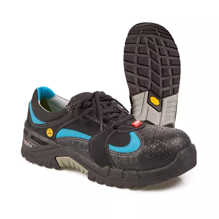 Jalas 9605 Flow women's safety shoes S3, Black/Blue, large image number 0