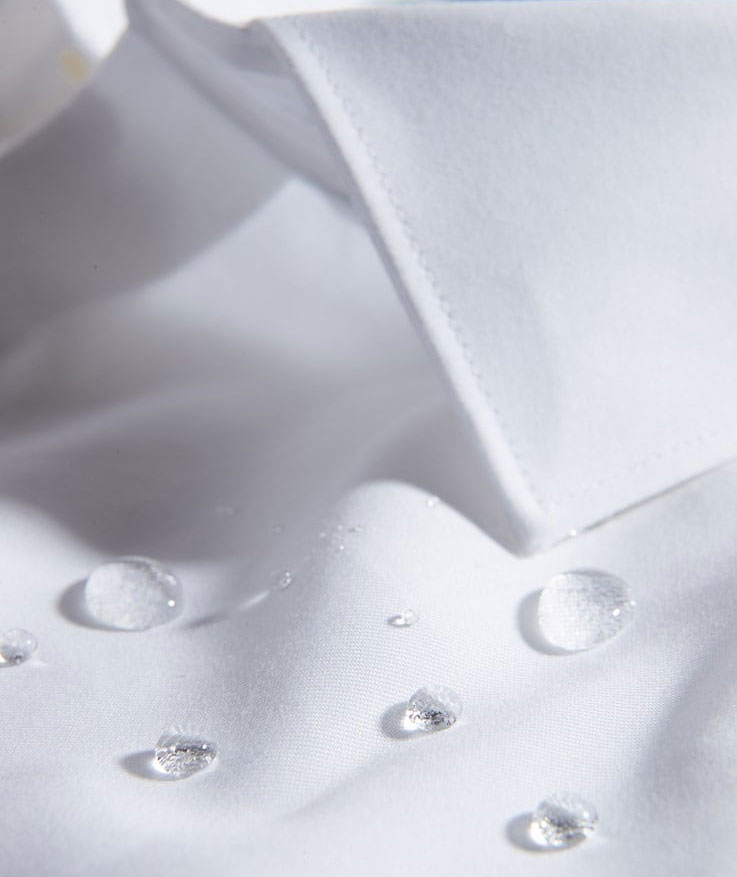 Lindbergh Twill Stretch Slim fit skjorte, Hvit, large image number 5