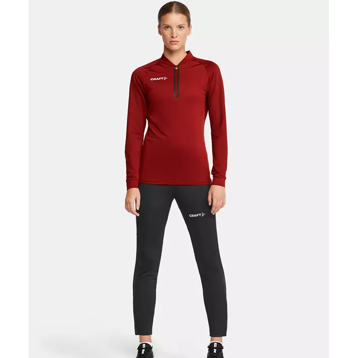 Craft Extend halfzip women's training pullover, Rhubarb, large image number 1
