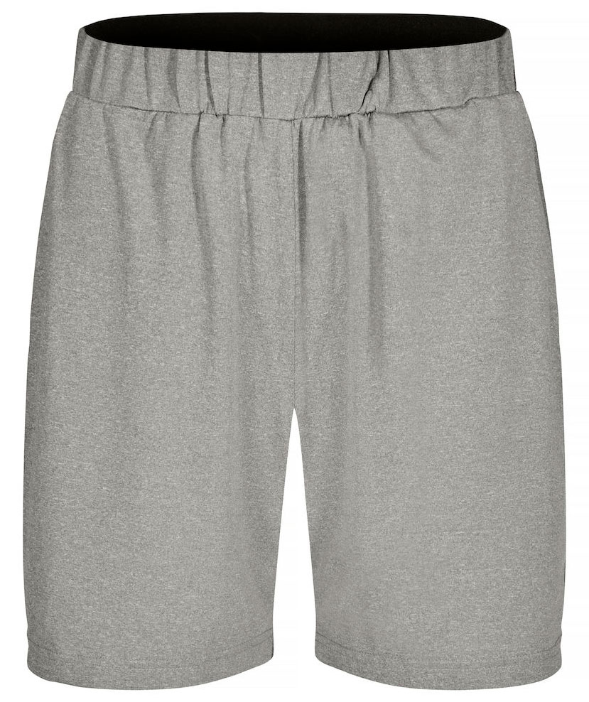 Clique Basic Active  shorts, Grey melange, Grey melange, swatch
