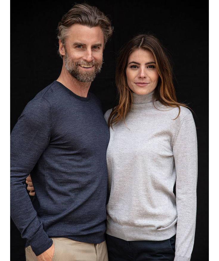 Cutter & Buck Kennewick Crewneck with merino wool, Dark navy, large image number 5