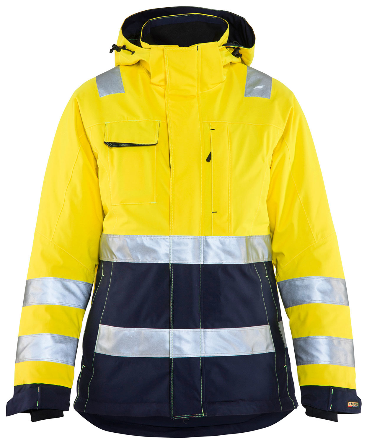 Bl&aring;kl&auml;der women's winter jacket, Hi-vis Yellow/Marine, large image number 0