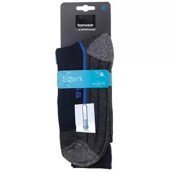 Bjerregaard Spark sokker/strømper, Sort/Blå
