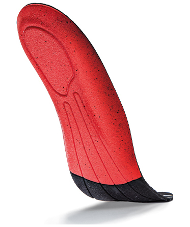 Atlas Ergo-Med Red high insoles, Black/Red, large image number 2