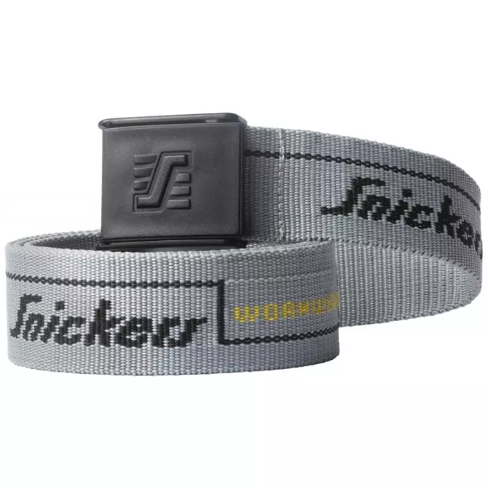 Snickers logo belt, Grey W. Black, large image number 0