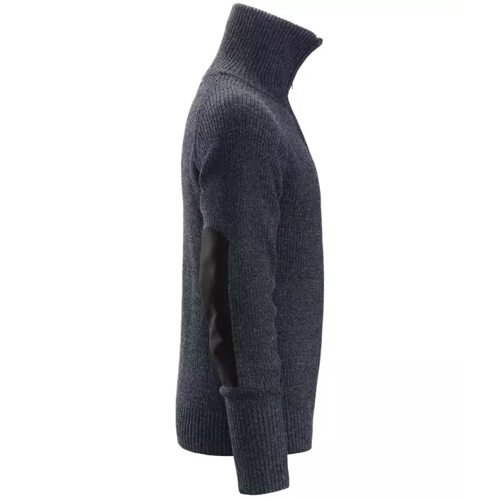 Snickers AllroundWork ½-zip wool sweater 2905, Marine Blue, large image number 3