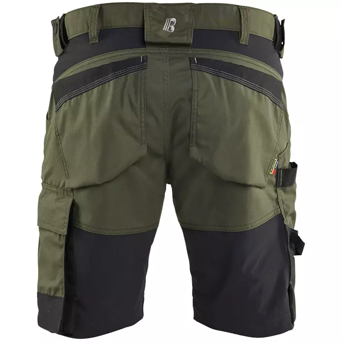 Blåkläder arbetsshorts, Skog grön/svart, large image number 1