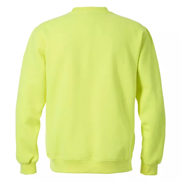 Fristads Acode klassisk collegetröja/sweatshirt, Ljusgul, large image number 1