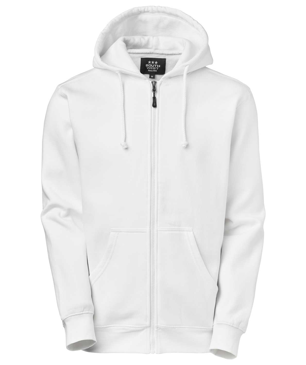 Cheap white zip store up hoodie