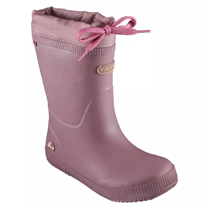 Viking Indie Thermo Wool rubber boots, Dusty Pink, large image number 0