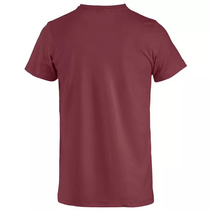 Clique Basic T-skjorte, Bordeaux, large image number 2