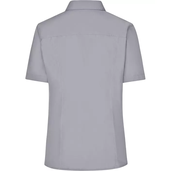 James & Nicholson kurzärmeliges Modern fit Damenhemd, Grau, large image number 1