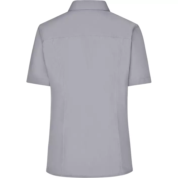 James & Nicholson women's short-sleeved Modern fit shirt, Grey, large image number 1