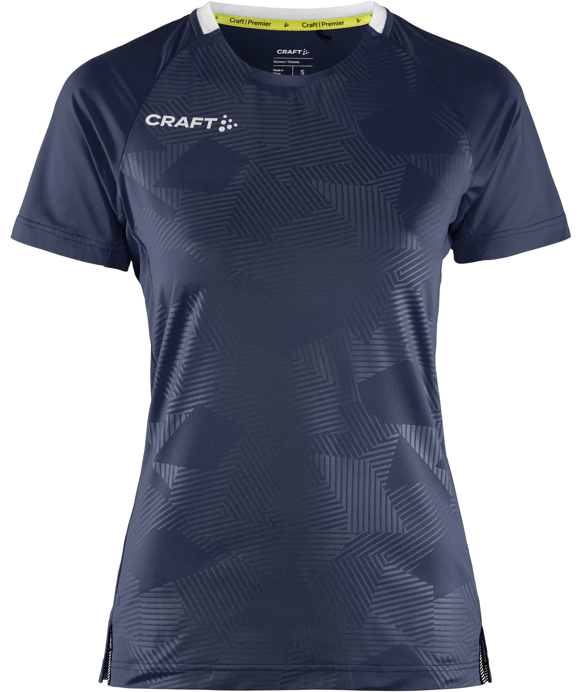 Craft Premier Solid Jersey dame T-shirt, Navy, Navy, swatch