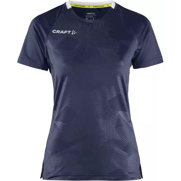 Craft Premier Solid Jersey dame T-shirt, Navy, large image number 0