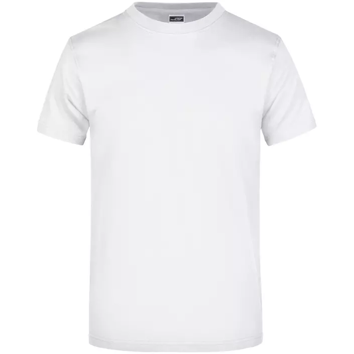 James & Nicholson T-shirt Round-T Heavy, White, large image number 0