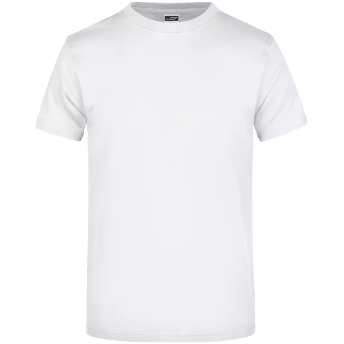 James & Nicholson T-shirt Round-T Heavy, Vit, large image number 0