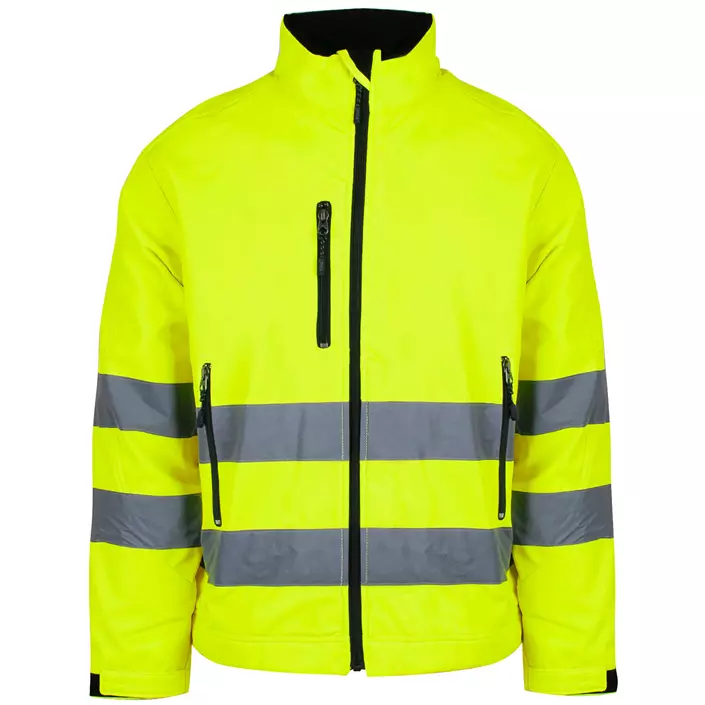 YOU Lysekil  softshell jacket, Hi-Vis Yellow, large image number 0