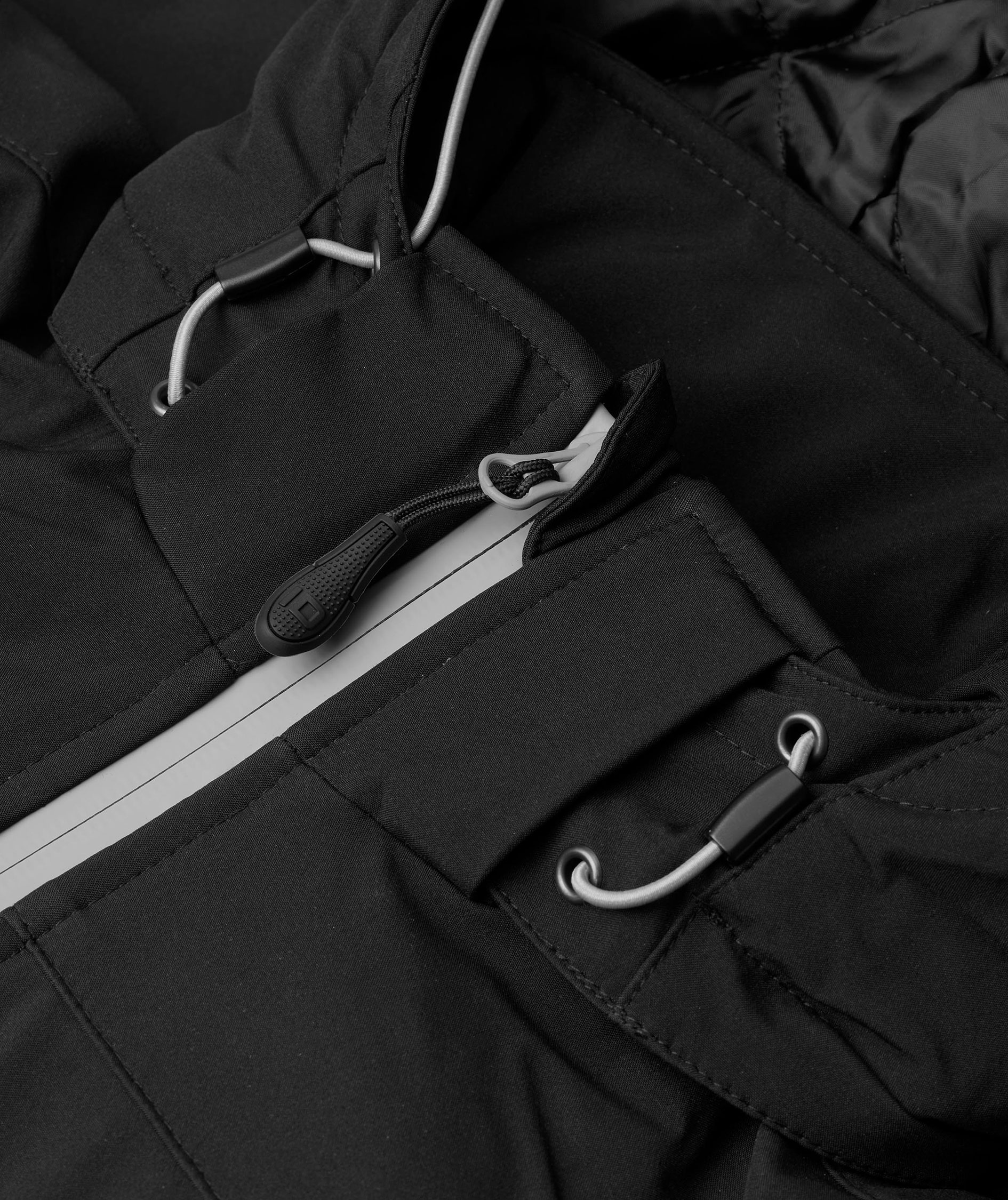 ID vinter dame softshelljakke, Svart, large image number 4