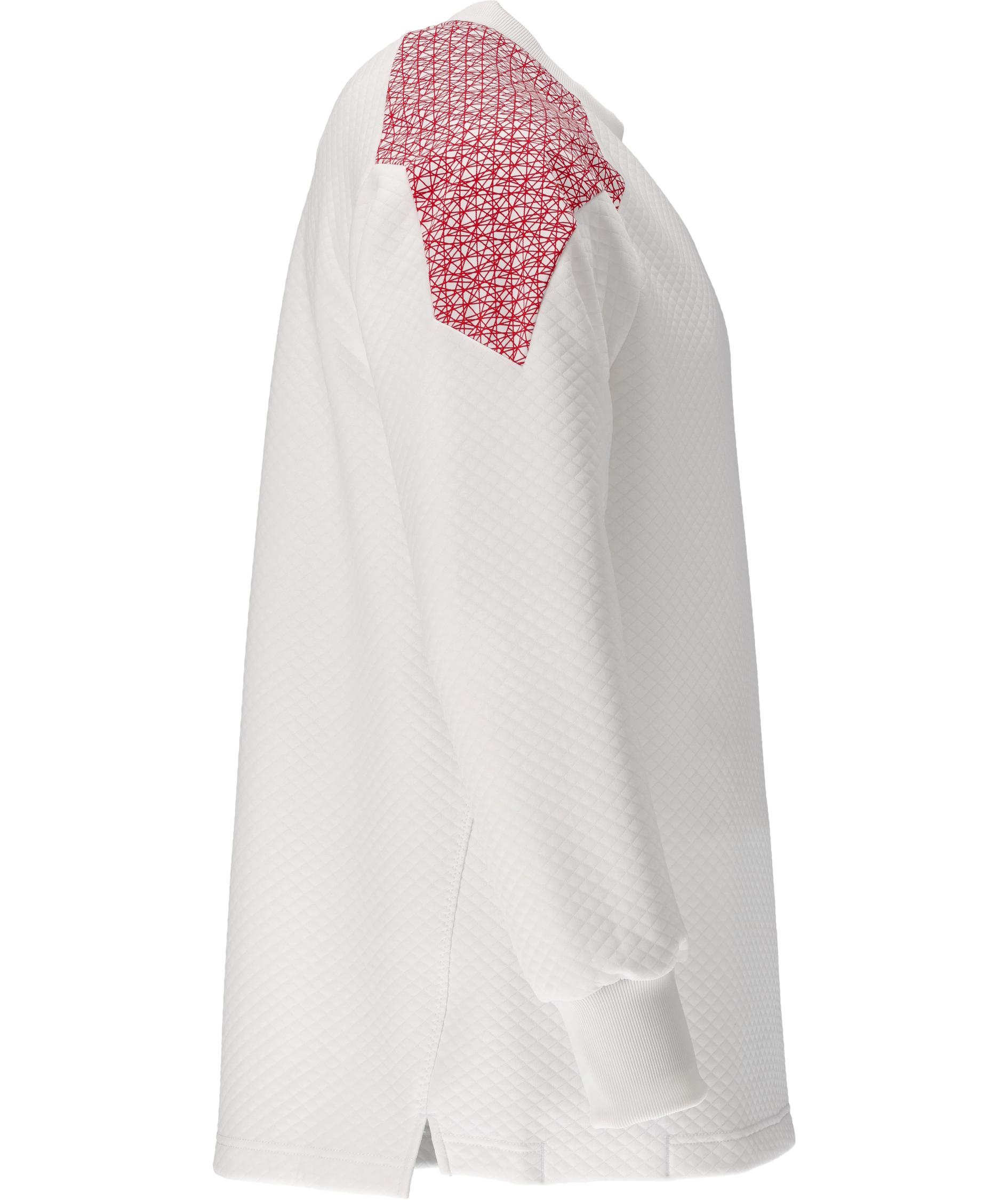 Mascot Food & Care Premium Performance HACCP-godk&auml;nd sweatshirt, Vit/Signalr&ouml;d, large image number 3