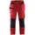 Blåkläder craftsman trousers, Red/Black, Red/Black, swatch