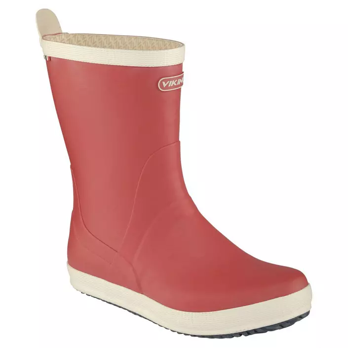 Viking Seilas rubber boots, Red, large image number 0
