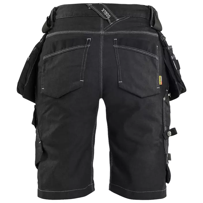 Blåkläder dame håndværkershorts, Sort, large image number 1