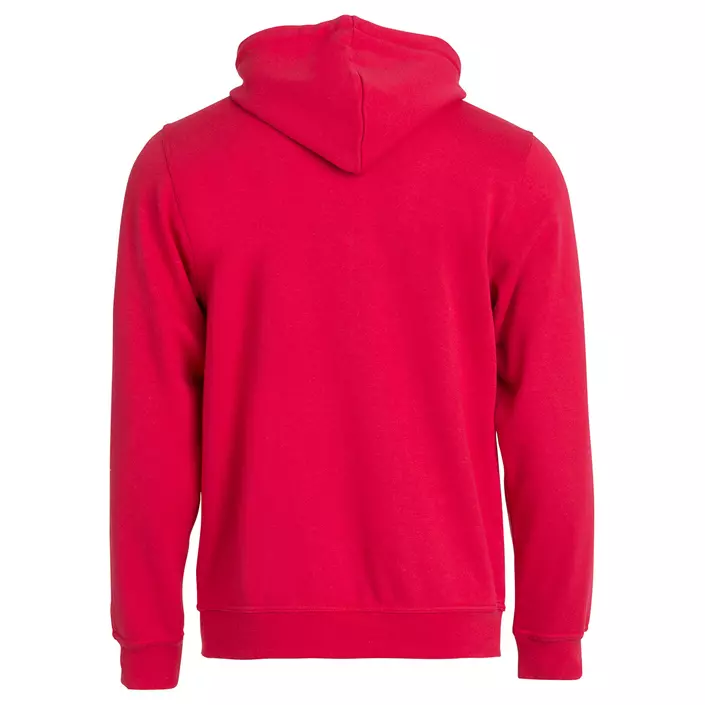 Clique Basic Hoody Full Zip hoodie med blixtlås, Röd, large image number 2
