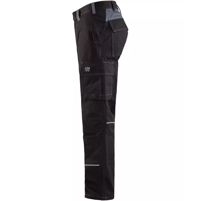 Blåkläder Anti-Flame work trousers, Black/Grey, large image number 2