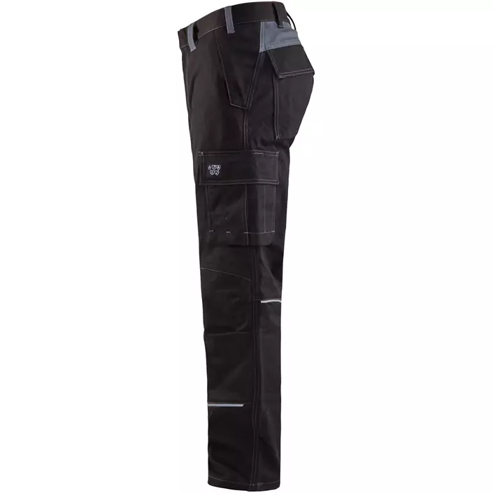Blåkläder Anti-Flame work trousers, Black/Grey, large image number 2