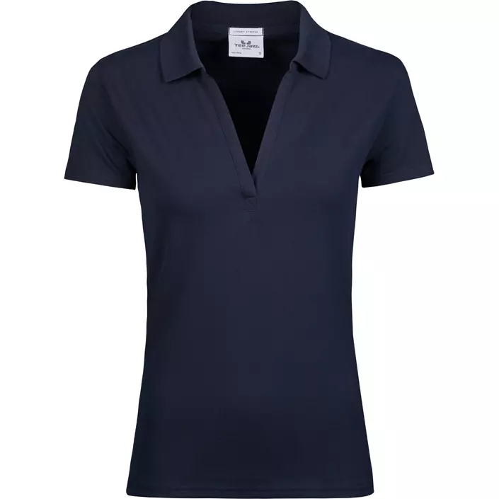 Tee Jays Luxury Stretch dame polo T-shirt, Navy, large image number 0