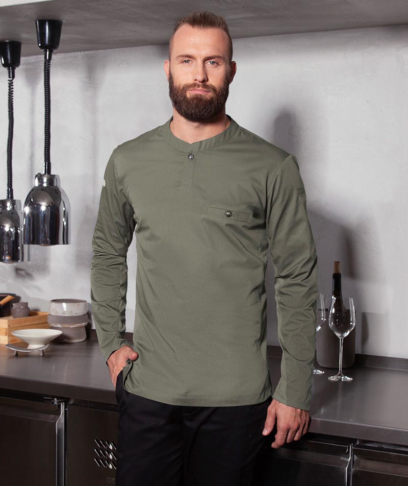 Karlowsky Performance lang&aelig;rmet polo T-shirt