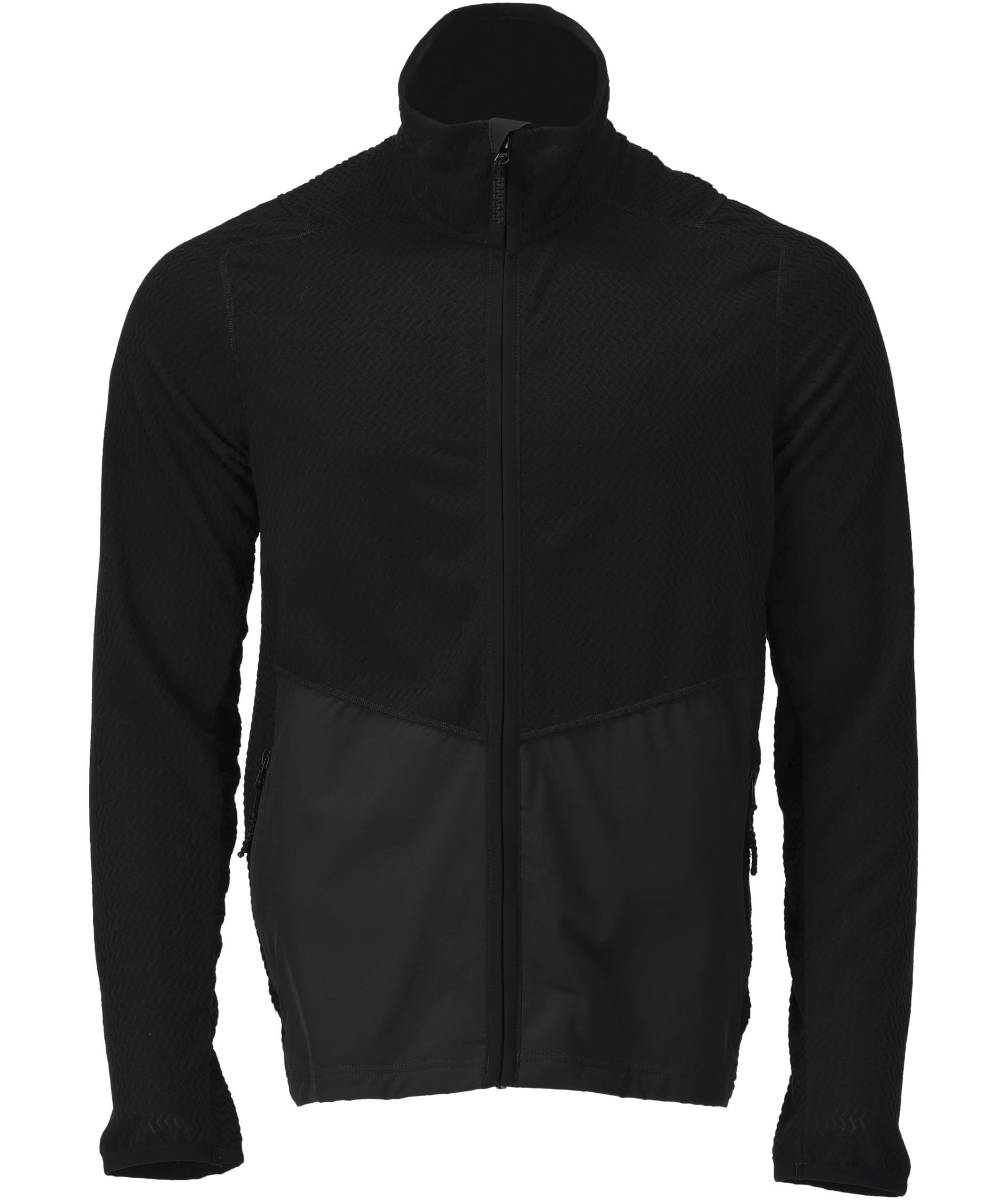 Mascot Customized fleece sweater, Black, Black, swatch