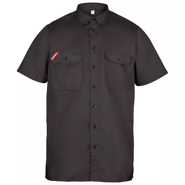 Engel Extend short-sleeved work shirt, Antracit Grey, large image number 0