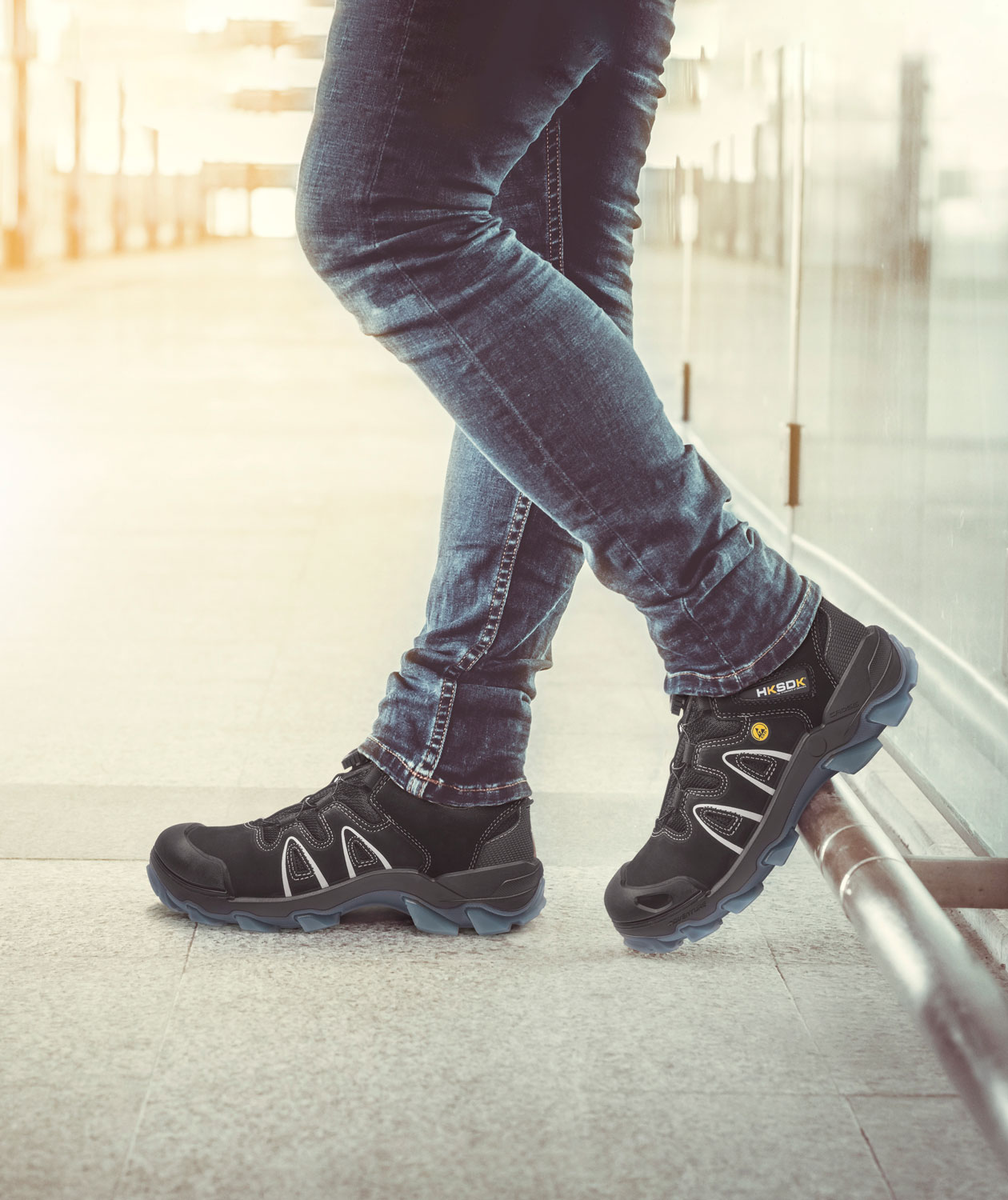 HKSDK Z5 safety shoes S1P, Black