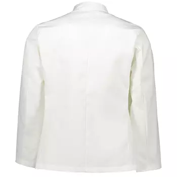 Borch Textile butcher jacket with interior pockets, White