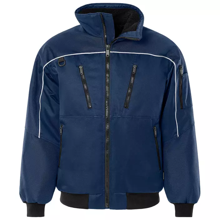 Kansas Winterpilotenjacke 464, Dunkel Marine, large image number 0